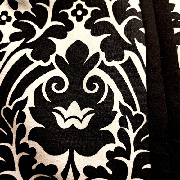 LAUNDRY by SHELLI SEGAL skirt Sz 6 FLORAL poly-rayon-spandex FORMAL CASUAL WORK - Picture 2 of 10